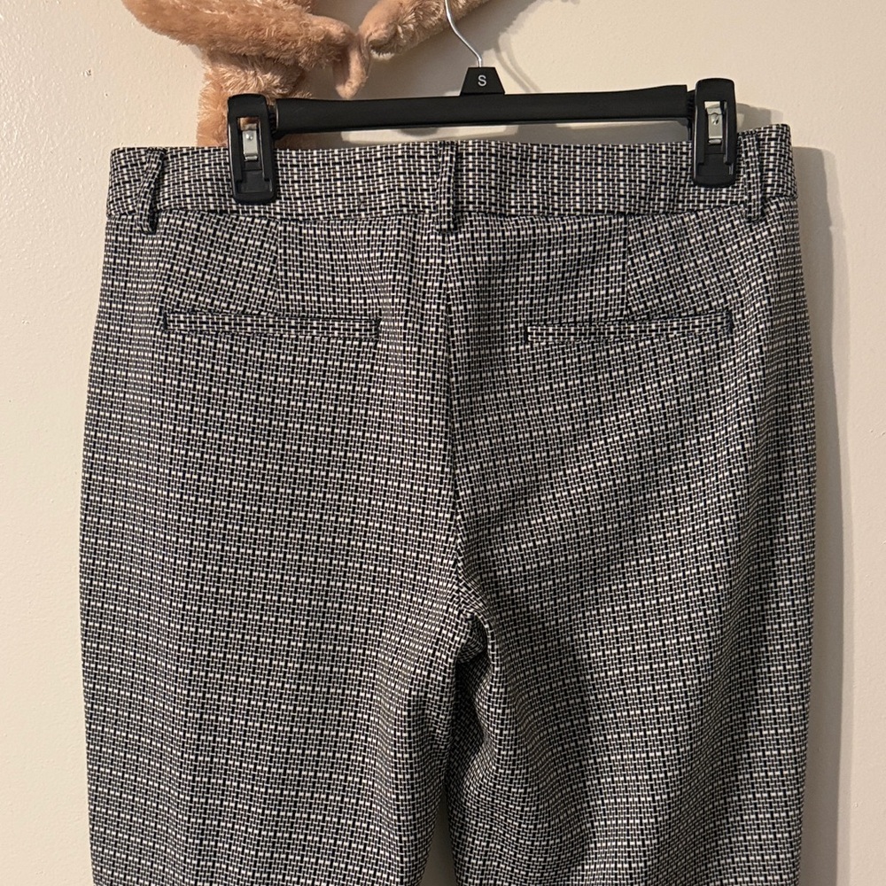 Express Womens Gray Patterned Boot-Cut Dress Pants - image 3